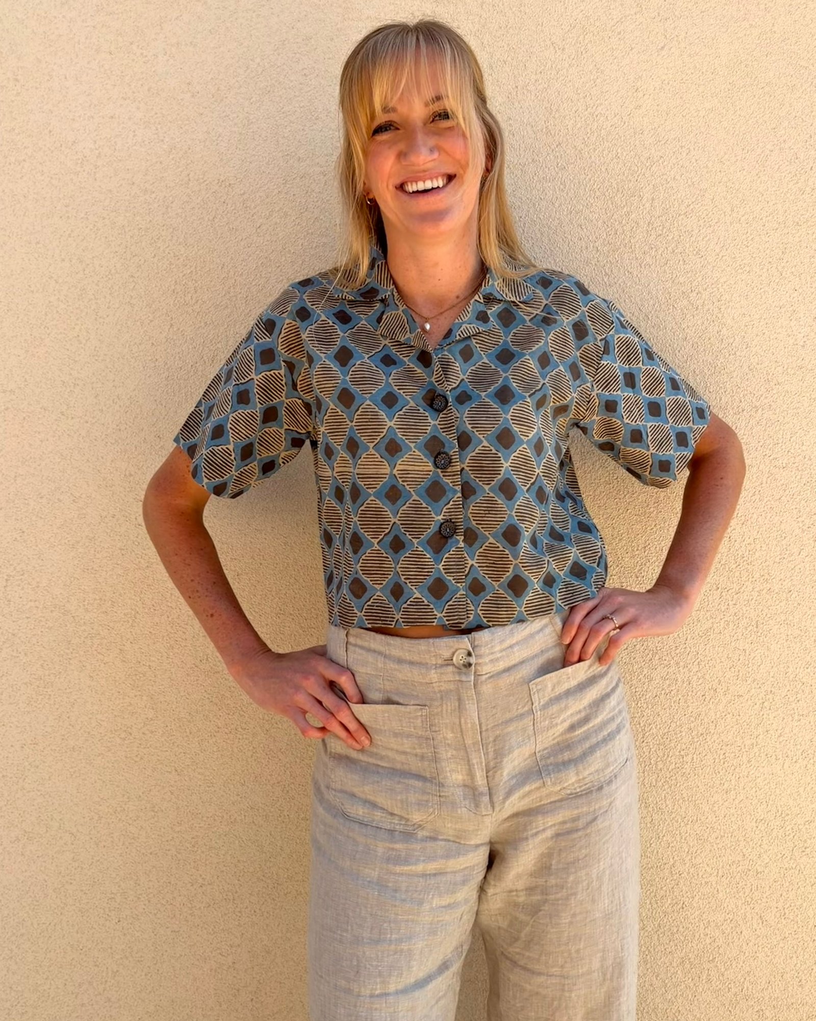 The Morning Market Shirt in Earl Grey