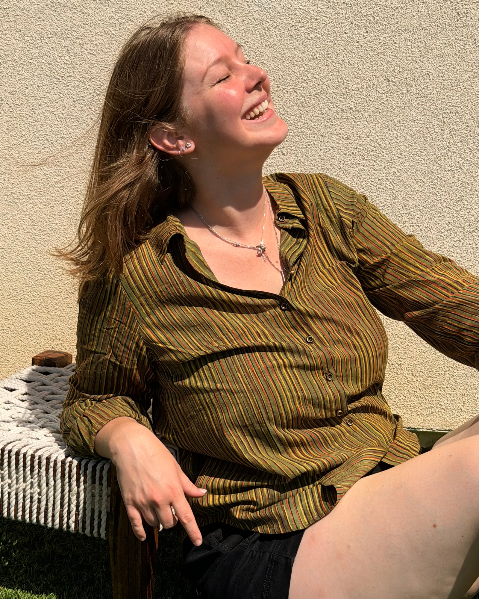 The Bohemian Button Up in Chai & Chilli, photograph 4 of 4